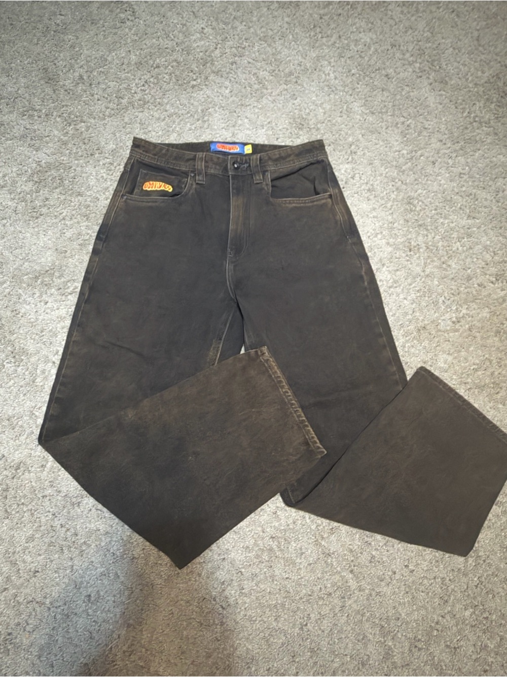 Empyre Women's Wide Leg Jeans in Dark Brown